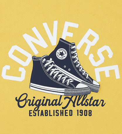 Converse Shorts Set - T-shirt/Shorts - Yellow/Converse Navy