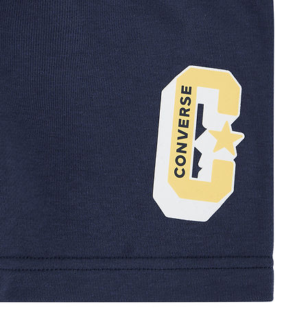 Converse Shorts Set - T-shirt/Shorts - Yellow/Converse Navy