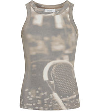 Grunt Tanktop - GrFrille - Brown w. Print