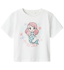 Name It T-Shirt - NmfFrejane - Lucent White