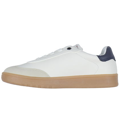 Tommy Hilfiger Shoes - Striped Lace Up Sneaker - Beige/Off White
