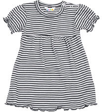 Joha Kleid - Rib - Wolle/Seide - Dunkelgrau