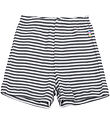 Joha Shorts - Rib - Ull/Silke - Mörkgrå