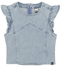 Indiaas Blue Jeans Top - Light Denim Blue