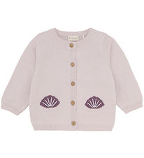 Fixoni Cardigan - Prjónað - Grátt Lilac