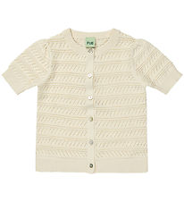 FUB Cardigan - Stickad - Ecru