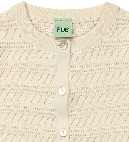 FUB Cardigan - Knitted - Ecru