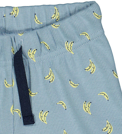 Müsli Stuttbuxur - Banana - Rib - Ocean/Korn/Nótt Blue