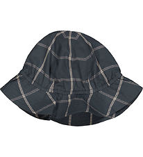 Müsli Sun Hat - Check - Night Blue/Cashmere