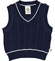 Müsli Waistcoat - Knitted - Night Blue