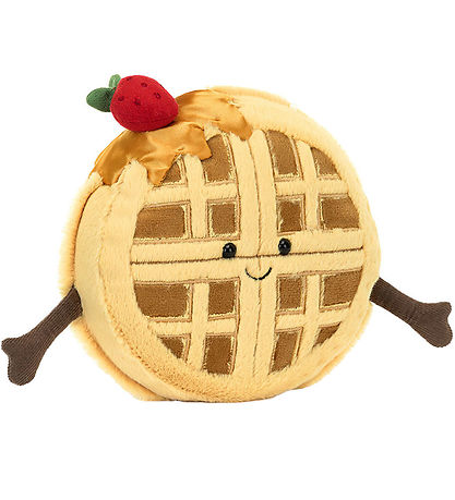Jellycat Kuscheltier - 18x18 cm - Amuseables Rene Waffel