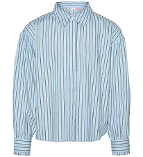 Vero Moda Girl Overhemd - VmPinnys - Luchtig Blue/Nieuw Pinny