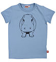ANIMALS T-shirt - DyrHide - Porcelaine Outline Hippo