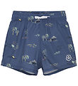 Color Kids Swim Shorts - AOP - Vintage Indigo