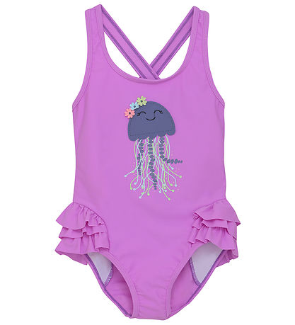 Color Kids Swimsuit - Iris Orchid