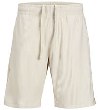 Jack & Jones Sweatshorts - JpstBill - Geplooid - Moonbeam