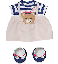 Baby Born Doll Clothes - Soft Toy Outfit Dress - 43 cm