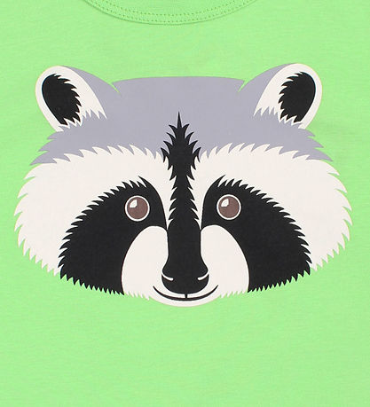 ANIMALS T-shirt - AnimalHide - Bright Green Vaskebjoern