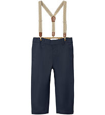 Name It Broek m. Bretellen - NmmBen - Chino - Dark Sapphire