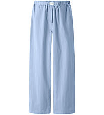 LMTD Hosen - NlfHelles - Popeline - Heather/White Steinkraut