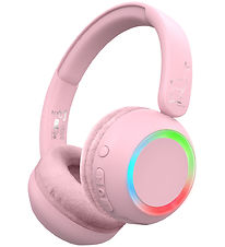 Lalarma Headphones w. Light - Wireless - 85db - Rose