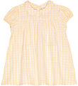 Flöss Kleid - Olivia - Soft Yellow Heart Gingham