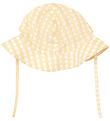 Flöss Sonnenhut - Olivia - Soft Yellow Heart Gingham