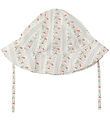 Flöss Sun Hat - Abigail - Soft White/Bright Blue