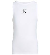 Calvin Klein Tanktop - Ck Logo Tank - Bright White