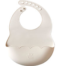Jack o Juno Bib - Silicone - Poppy - Cream