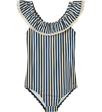Wheat Badeanzug - UV40+ - Doris - Blue Stripe