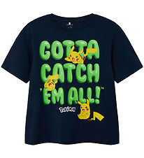Name It T-Shirt - NkmVoorbestelling Pokémon - Navy Blazer