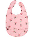 CeLaVi Bib w. Food Catcher - PU - Peach Blossom