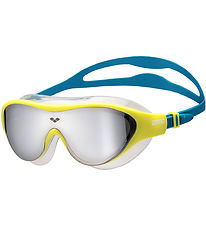 Arena Swim Goggles - The One Junior - Silver/Soft Green/Blue Cos
