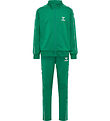 Hummel Tracksuit - hmlTrack - Pepper Green w. Logo