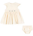 Konges Sløjd Set - Kleid/Bloomers - Celebration AAliyah - Eierli