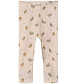 Lil' Atelier Leggings - Rib - NbfLavo - AOP - Morganiet