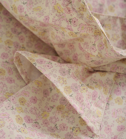 Minymo Rain Jacket - PE - Peach Whip w. Flowers