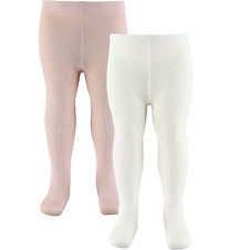 Wheat Tights - Pointelle - Izzy - 2-Pack - Powder w. Pointelle