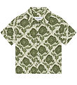 Les Deux Skjorta - Lesley Flower Kakel - Vintage Green/Ivory