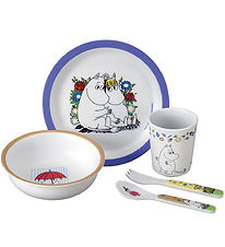 Petit Jour Paris Middagsset - 5 Delar - Melamin - MOOMIN Blå