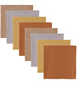Cam Cam Muslin Cloths - 70x70 cm - 8-Pack - Earth Mix