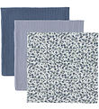 Sebra Muslin Cloths - 3-Pack - 75x75 cm - Blue Olive/Forest Lake