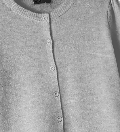 LMTD Cardigan - Knitted - NlfLodet - Light Grey Melange