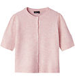 LMDT Cardigan - Stickad - NlfLodet - Rosa Tulle