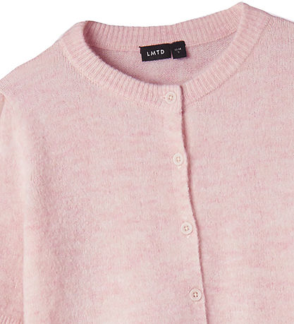 LMDT Cardigan - Stickad - NlfLodet - Rosa Tulle