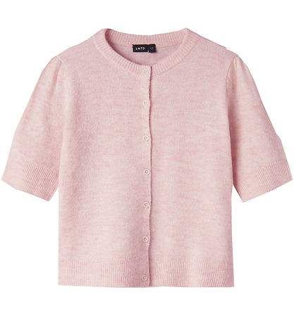 LMDT Cardigan - Stickad - NlfLodet - Rosa Tulle