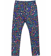 Danefæ Leggings - Danandrea Modal - Navy Botanical