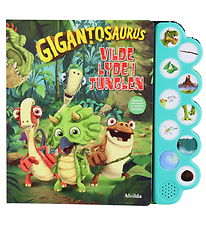 Alvilda Book w. Sound - Gigantosaurus - Wild Sounds I the jungle