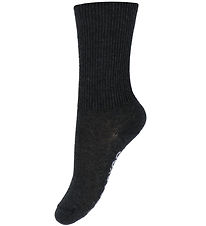 GoBabyGo Sokken - Antislip sokken - Dark Grey Melange